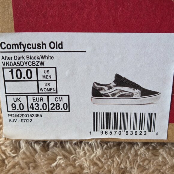 Vans Old Skool ComfyCush After Dark – US 10 - Picture 8 of 8